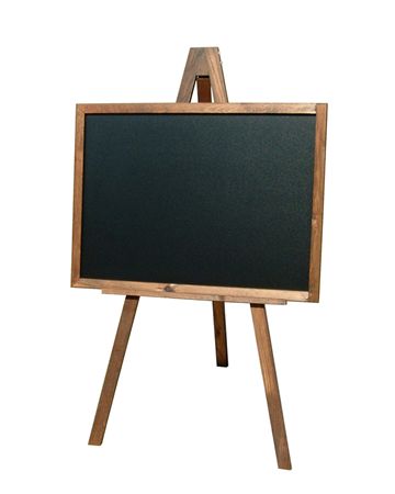 Framed Chalkboard and Easel - Assigns